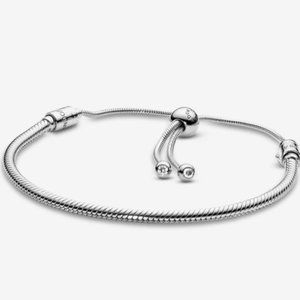 PANDORA Moments Snake Chain Slider Bracelet-Relist